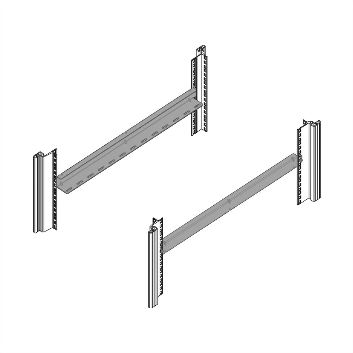 SCHROFF 19"RASTERPROFIL 34HE 7021 2X