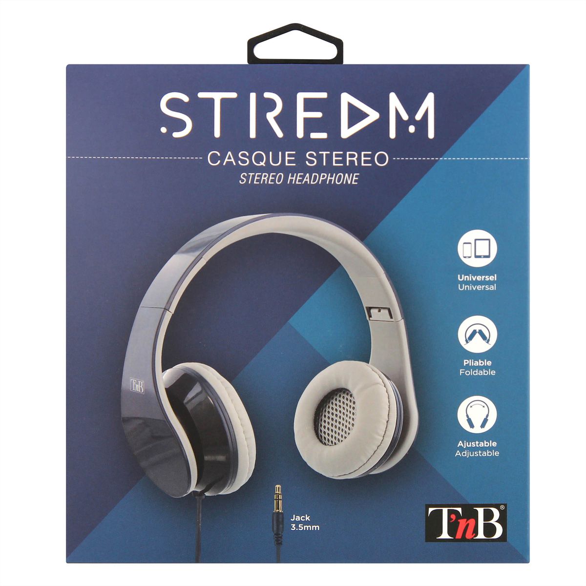 T'nB Casque Stream, 20-20000 HZ, 3.5mm Jack