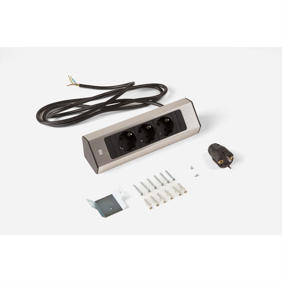 BACHMANN CASIA 2 3xCEE7/3 2,0m AEH aspect inox