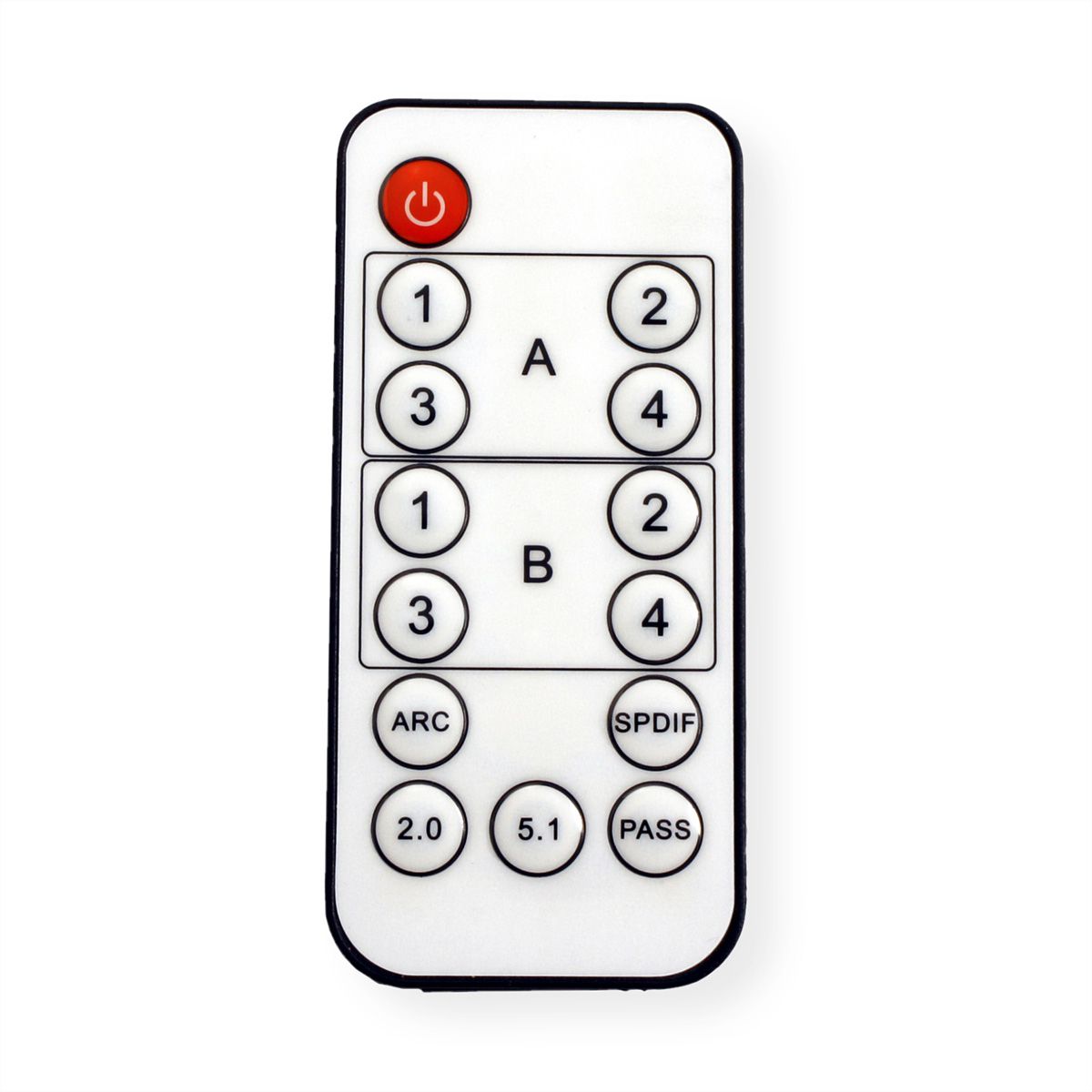 ROLINE Switch Matrix HDMI 4K, 4 x 2 avec télécommande
