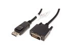 VALUE DisplayPort Kabel DP ST - DVI-D ST, schwarz, 2 m