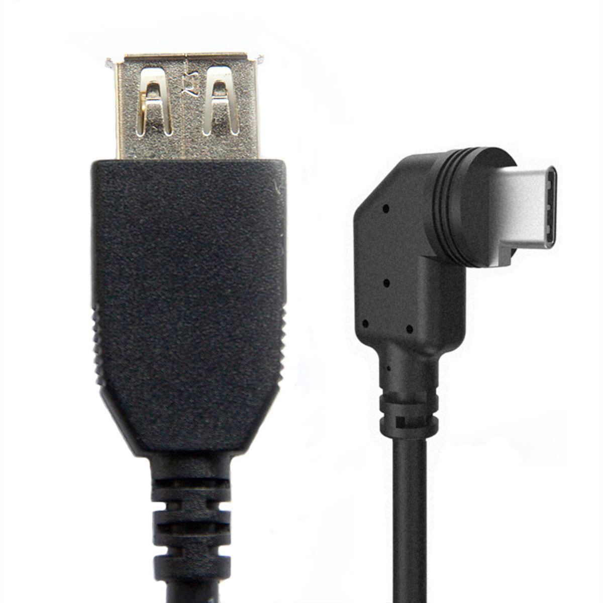 MOBOTIX 7 Câble MiniUSB-C à USB-A BU, coudé, 5m (pour USB devices)