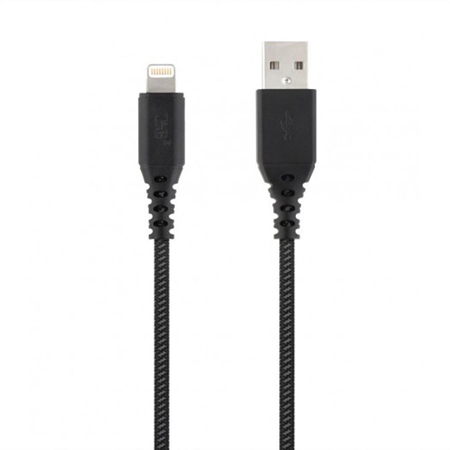 T'NB XW3M USB/Lightning Kabel, schwarz/grau, 3 Meter