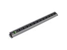 BACHMANN Multiprise 12x contact de protection, interrupteur, 2 m
