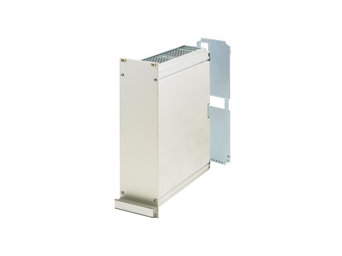 SCHROFF Frame Type Plug-In Unit PRO Kit, Perforated Covers, 1 Connector, 6 U, 12 HP, 167 mm