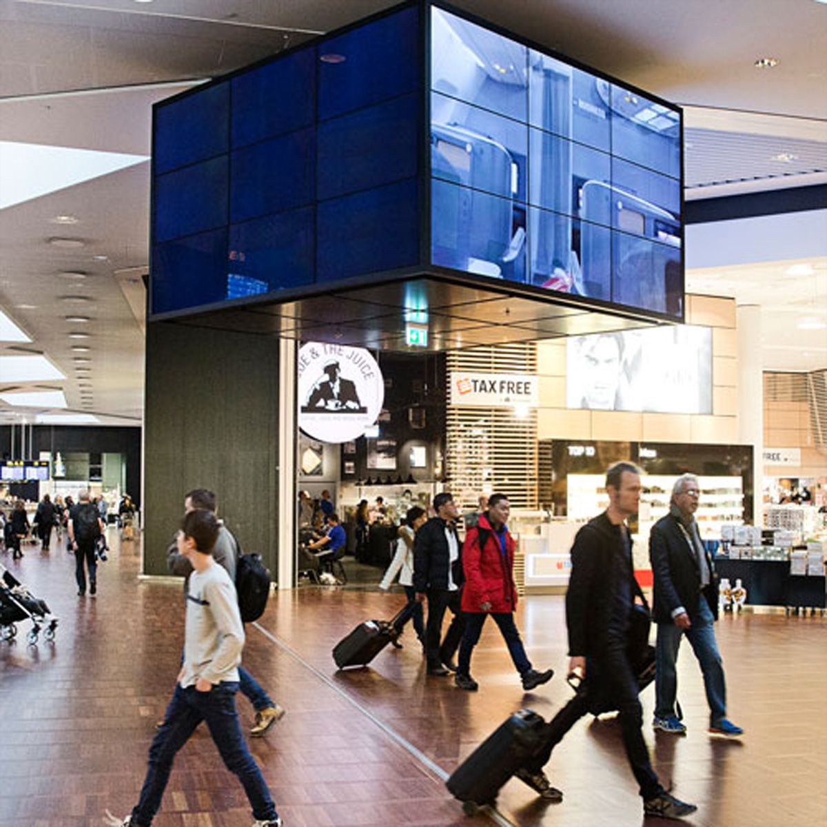 Chief Video Wall Halterung LVS1U , Montagesystem in Landscape mit Schienen