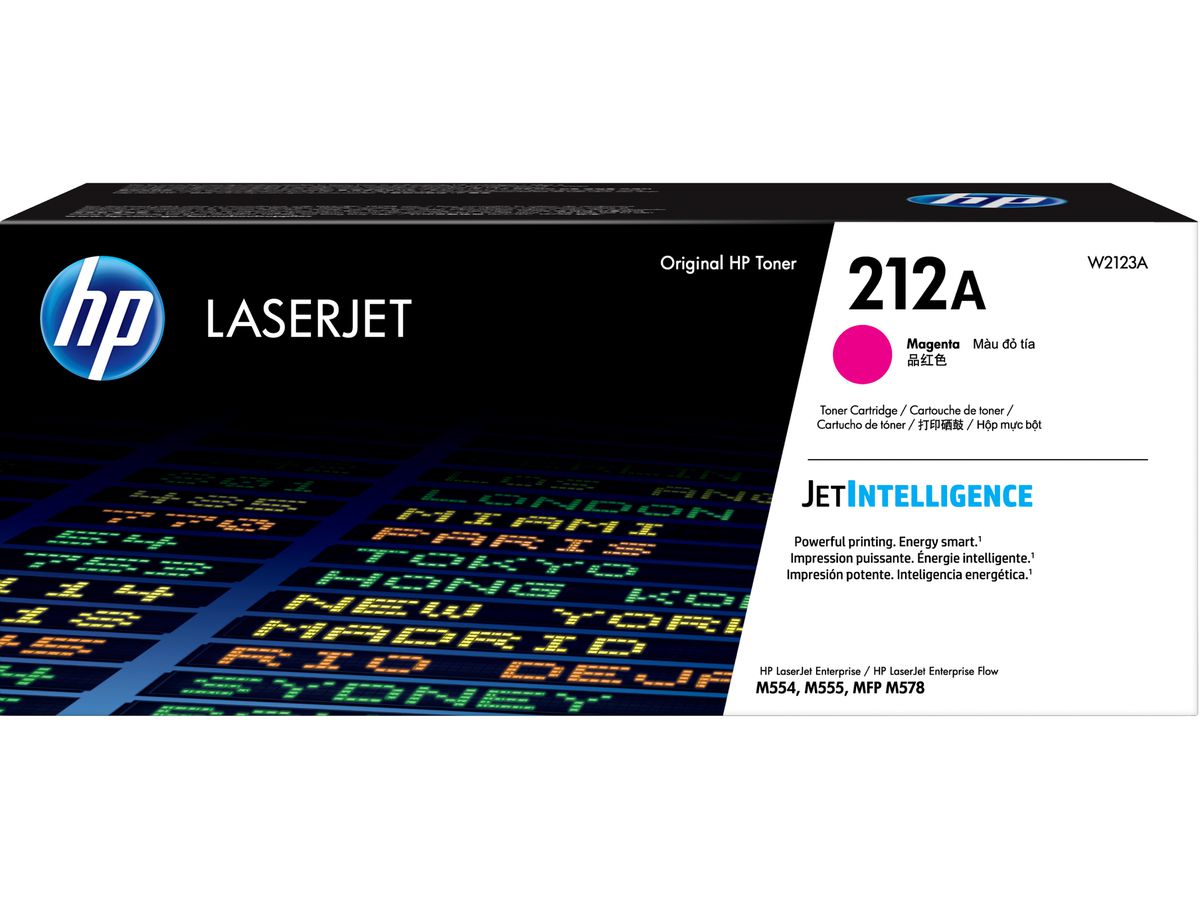 HP Cartouche de toner magenta 212A LaserJet authentique