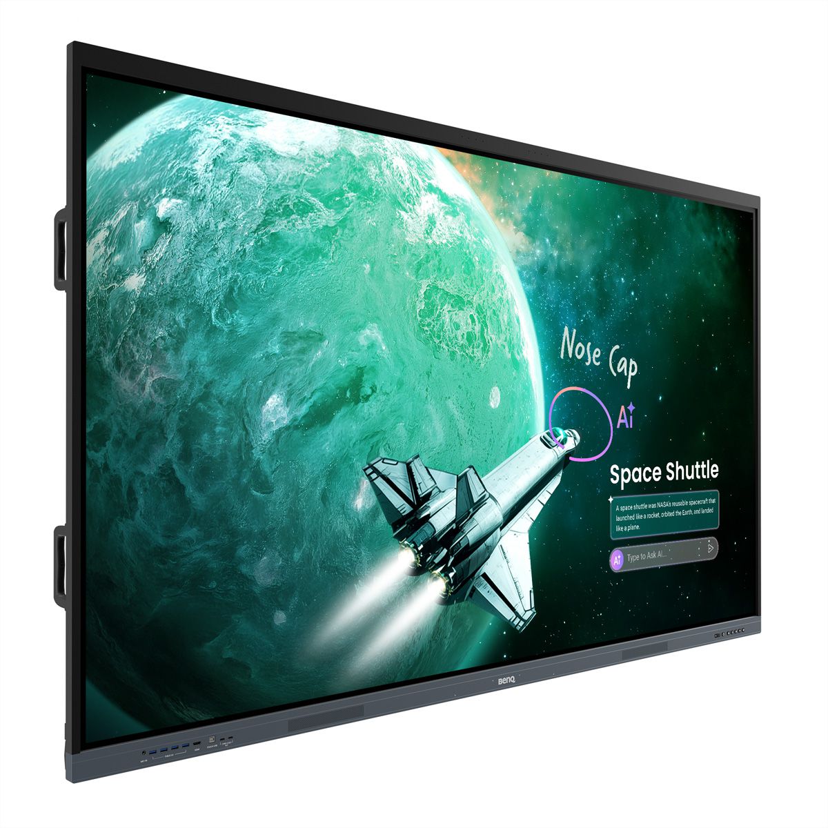 BenQ Écran interactif RE8605 86", 4K UHD, 500 nits, tactile 50 points