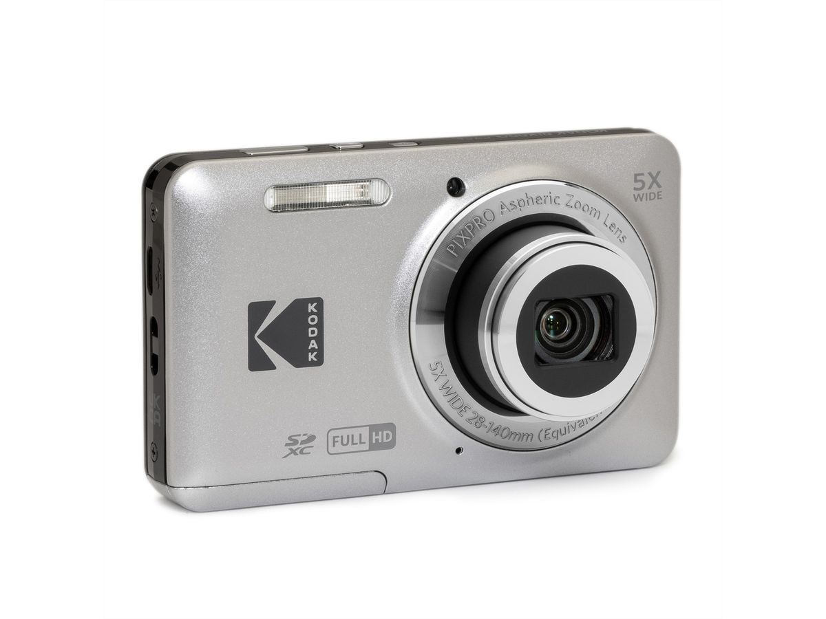 Appareil photo compact Kodak PixPro FZ55 argent, 16 MP, zoom 5x, Full HD