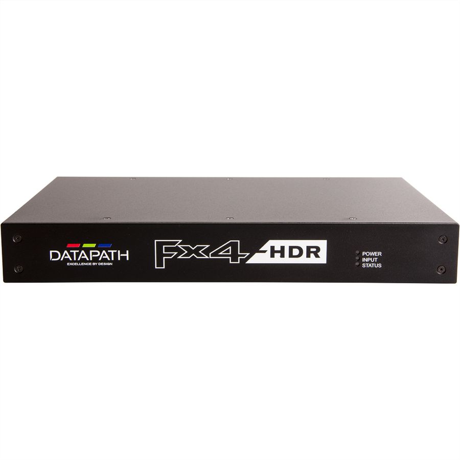 Datapath 4K 60Hz HDR Display Controller, HDCP und Durchschleifung-HDMI Ausgänge, schwarz