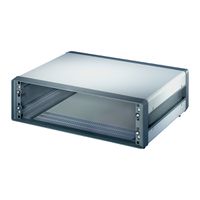 SCHROFF Comptec 19" Desktop Case, non blindé, capot en acier, 4 U, 84 HP, 300 mm