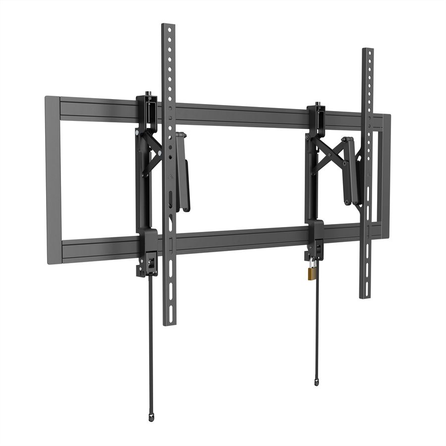 VALUE  Support mural TV, très résistant, télescopique, inclinable, fixe, <80 kg, <266,7cm (105"), 1000 x 600