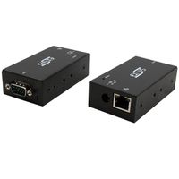 EXSYS EX-6111-2PoE Ethernet PoE vers 1 x port RS-232, Adaptateur secteur 5V/4A