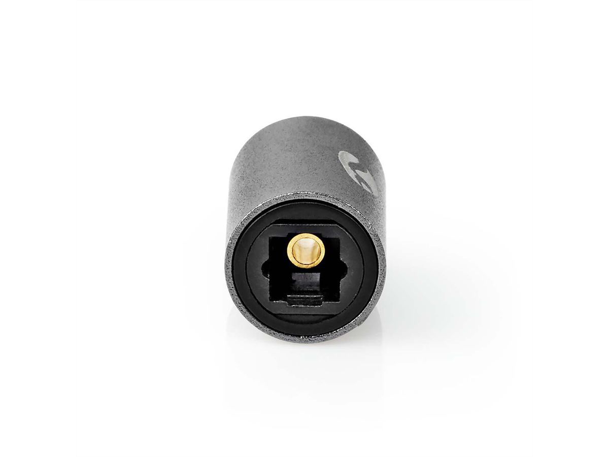 Adaptateur Toslink Nedis, adaptateur de connexion, BU/BU, gris