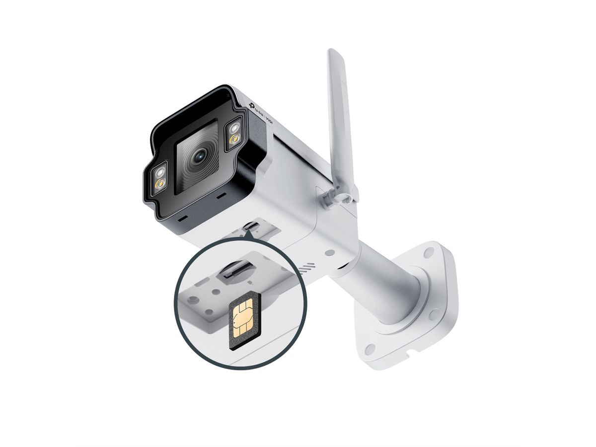 TP-Link InSight S345-4G(4mm) Bullet-Kamera 4 MP, 80.4°, IR-LED 50m, LTE