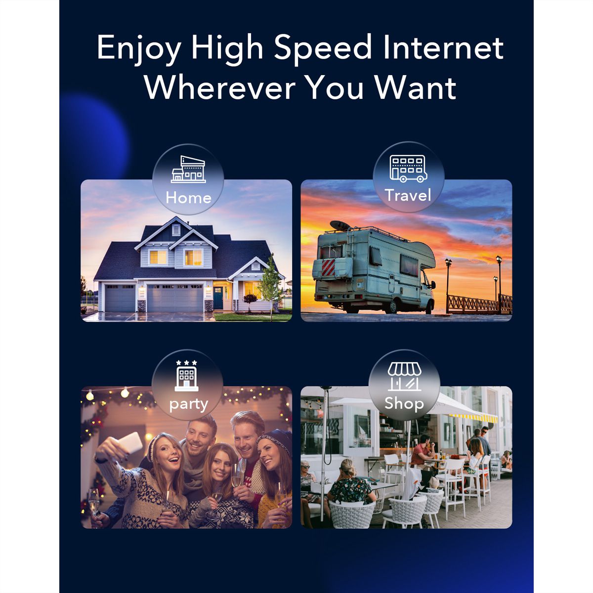 CUDY LT700 AC1200 Routeur WiFi 4G, LTE-Cat6 Gigabit