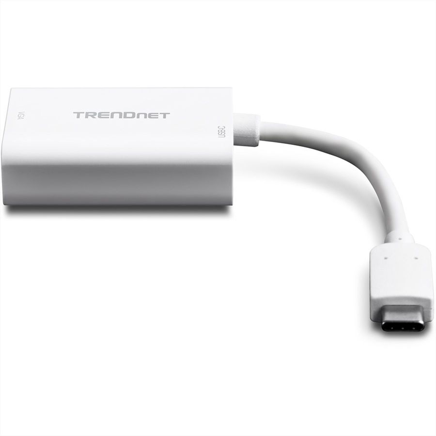 TRENDnet TUC-VGA2 USB-C VGA Weiß Kabelschnittstellen-/adapter