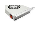 ROLINE 19" Unité de ventilation, 2 ventilateurs, Thermostat gris