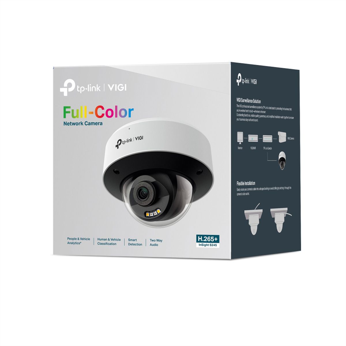 TP-Link VIGI InSight S245(2.8mm) Dome-Caméra 4 MP, 110°, IR-LED 30m