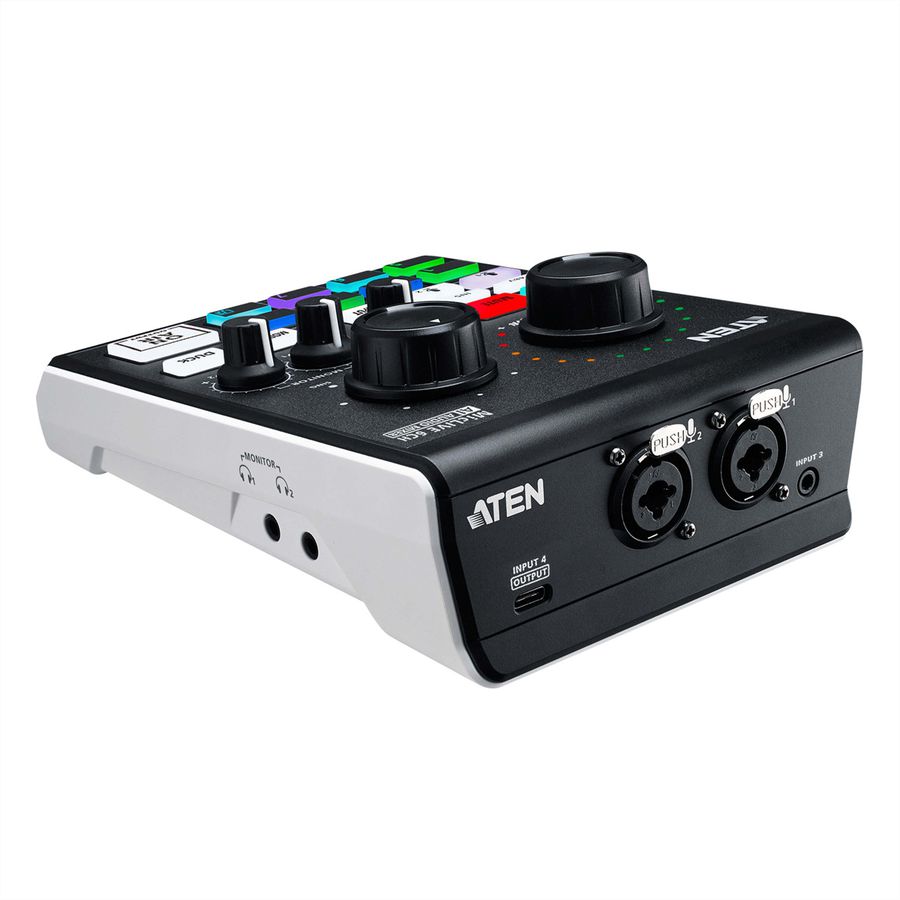 ATEN UC8000 Podcast AI Audio Mixer MicLIVE 6-CH