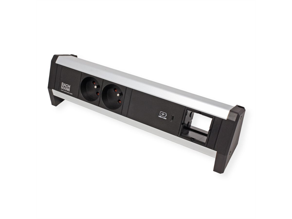 BACHMANN DESK 2xUTE 1xUSB C 60W 1xCM GST18