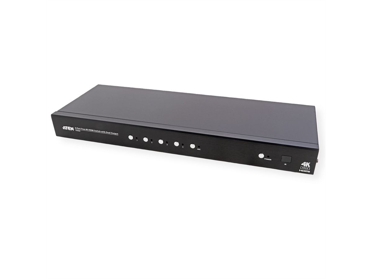 ATEN VS482B 4-Port True 4K HDMI Switch mit Dual View