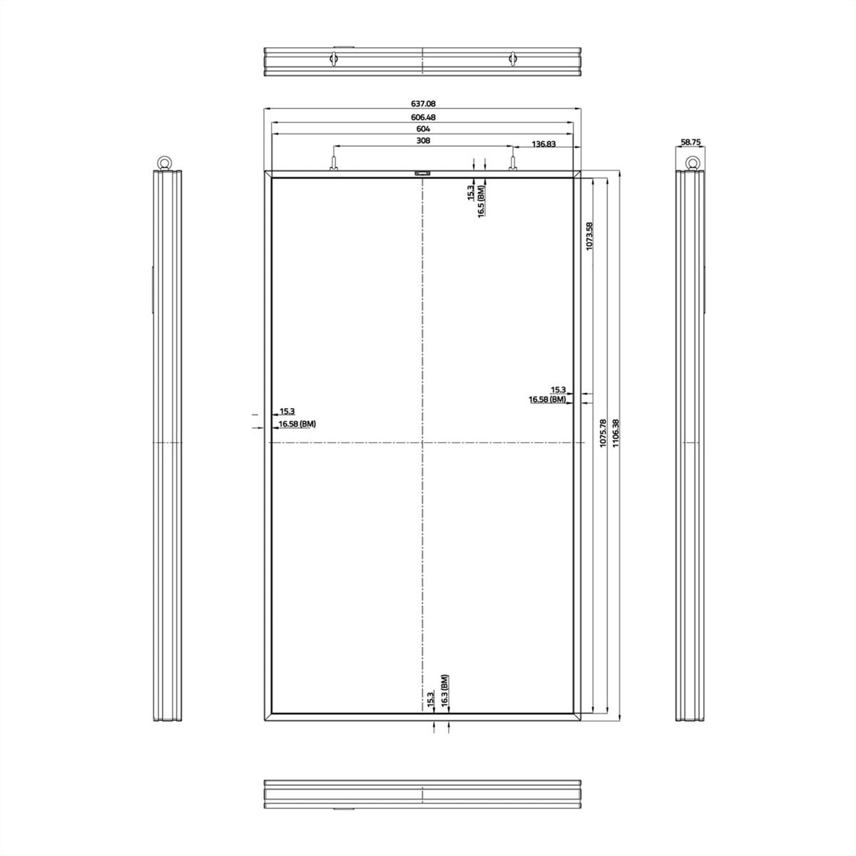 Hisense Écran semi-extérieur 49WF25E, 49", 24/7, FHD, 2500cd/m²