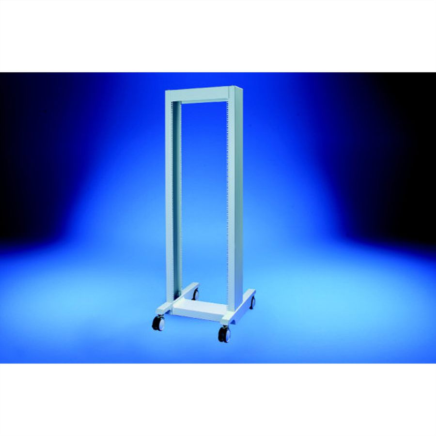 SCHROFF 19"-Laborgestell, fahrbar - 19"LABORGESTELL 36HE RAL7035