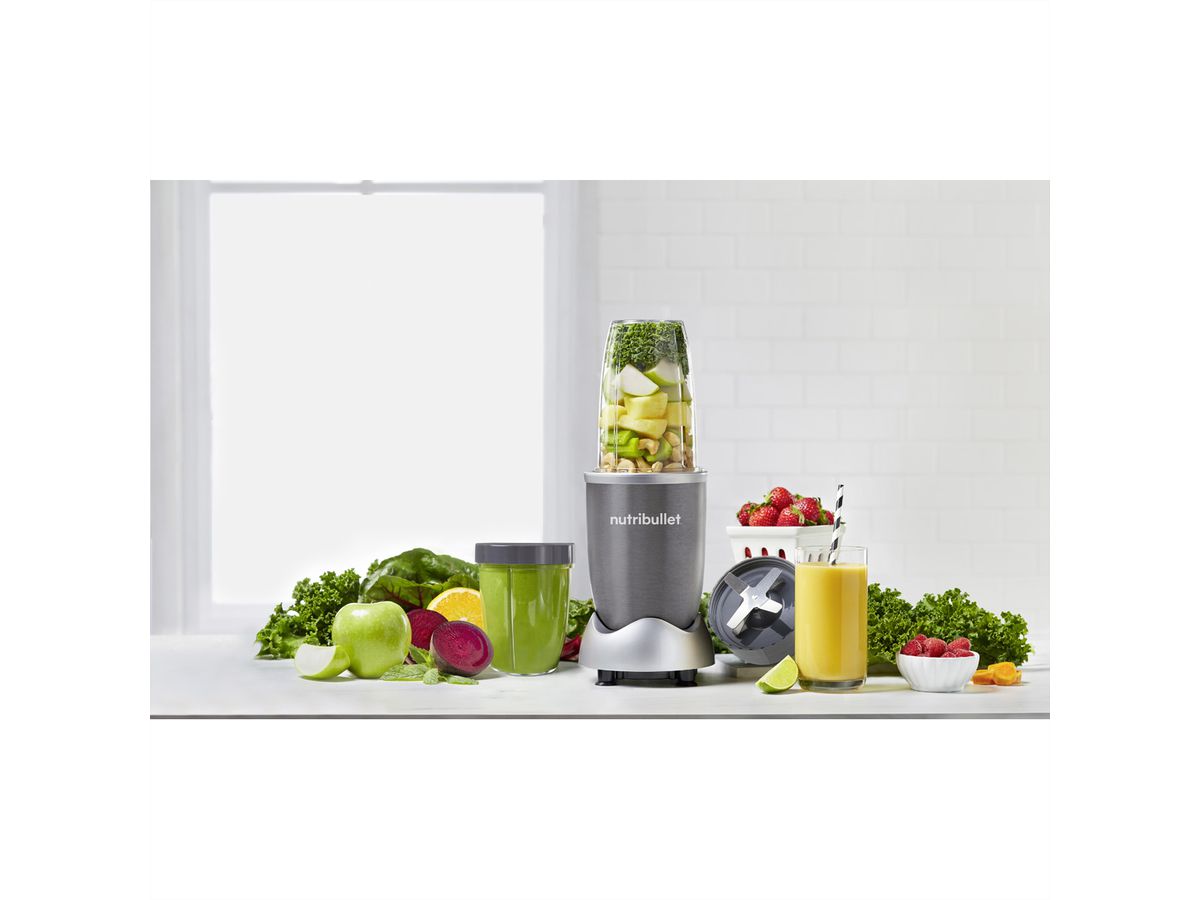 Nutribullet Nährstoffextraktor 600W, anthrazit, 12-teilig
