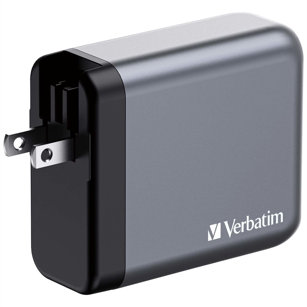 Verbatim GaN 4 Port Charger 140W, 3x USB-C, 1x USB-A, EU+UK Adapter