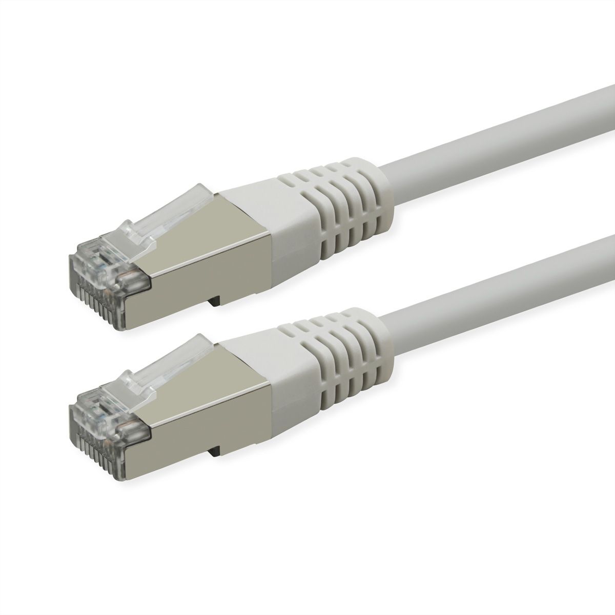 ROLINE Cordon Cat.6 (Classe E), PoE, S/FTP (PiMF) , blanc, 20 m