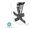 Nedis SmartLife motorisierte TV-Deckenhalterung 23–65" schwarz, Decke, 30 kg, motorisiert