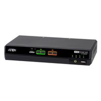ATEN CS1142DPH4C 2-Port USB 5K DP/HDMI, Dual Bildschirm Universal Secure KVM Switch mit Cardreader