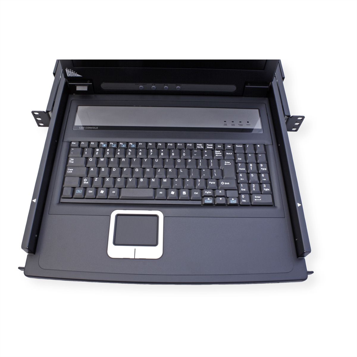 ATEN CL1000M KVM-Konsole, 43cm LCD, VGA, PS/2, IT-Layout