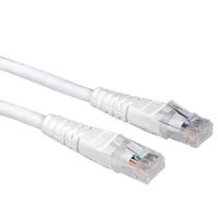 Cordon VALUE Cat.6 (Classe E) UTP confectionné, blanc, 2 m