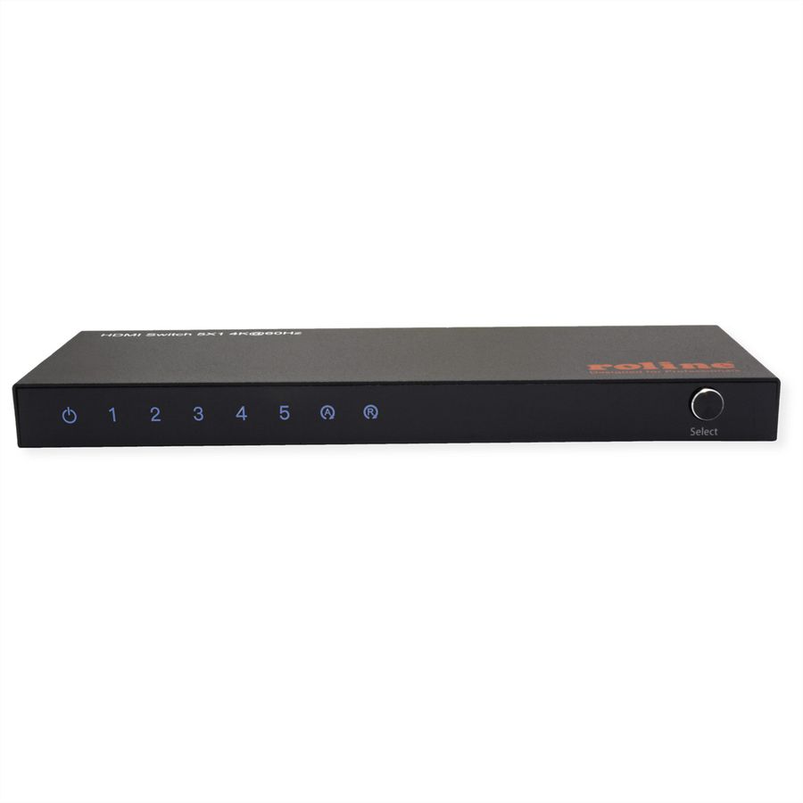 ROLINE 4K HDMI Switch, 5-fach, mit Fernbedienung