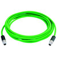 TELEGÄRTNER STX M12x1-M12x1 VL codé X Cat.6A, CP01CP01B-SFTP2607C7-1PUR-A0500 , 5 m