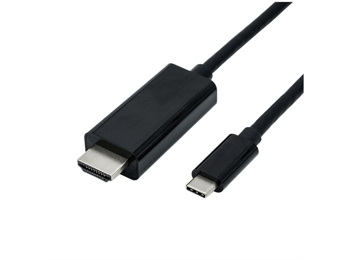 ROLINE Câble adaptateur type C - HDMI, M/M, 5 m