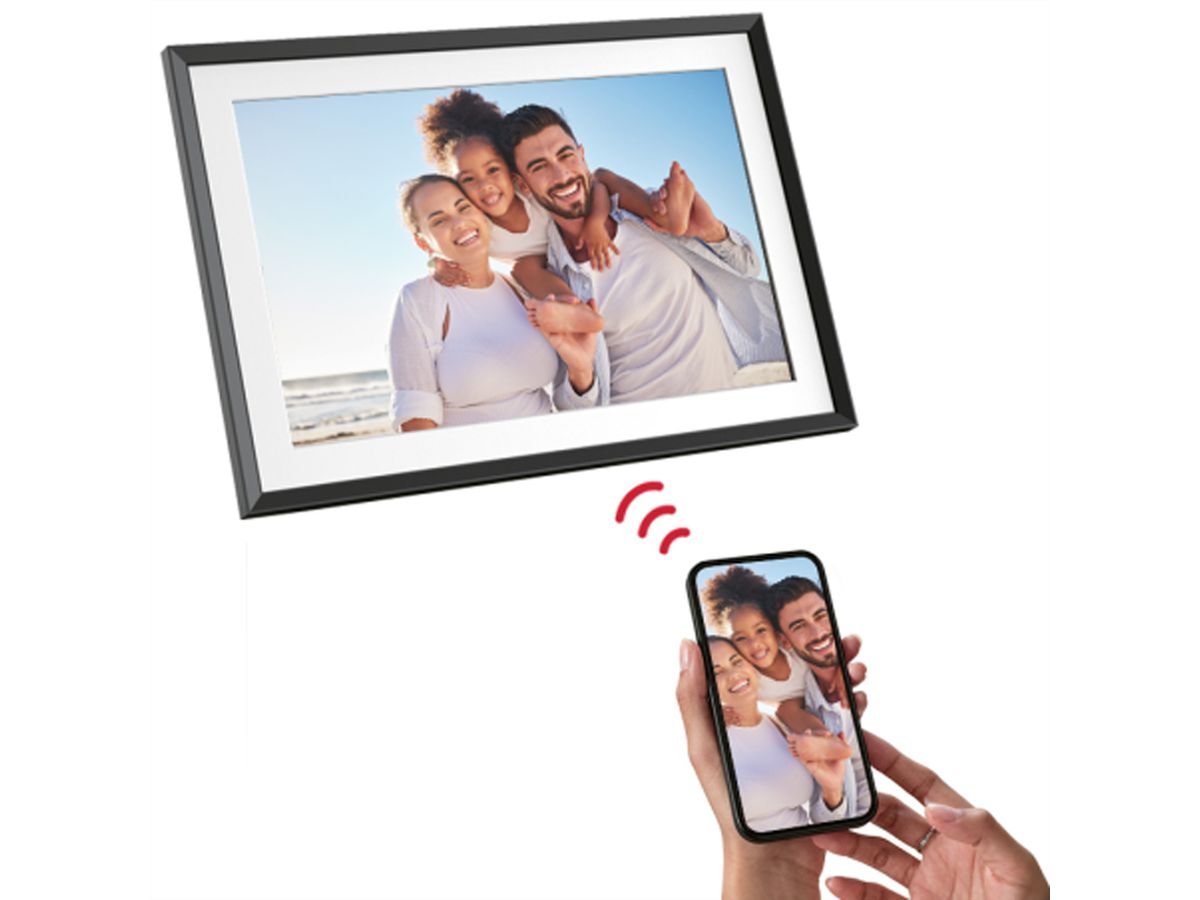 Agfa Photoframe 10" Wifi, 1280x800, Mémoire interne de 32 Go, extensible
