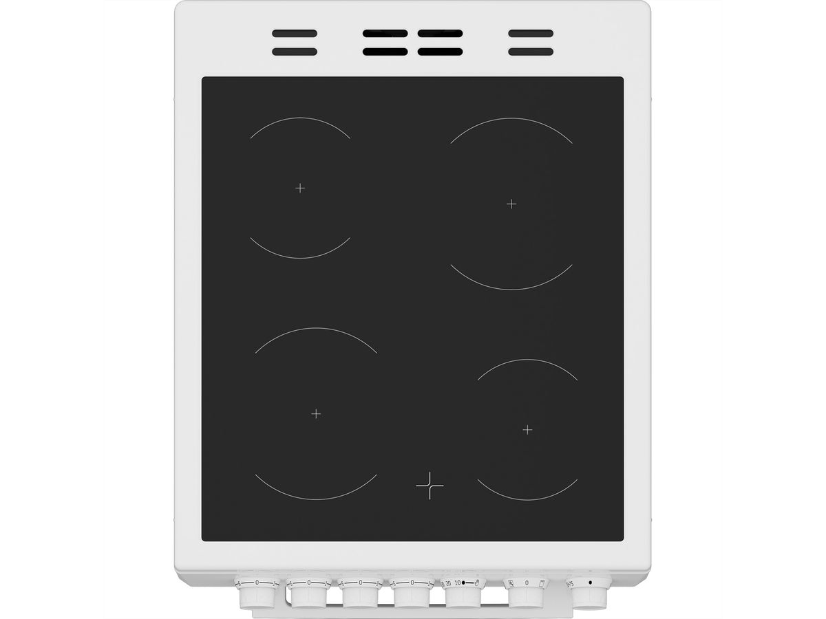 Beko Cuisinière électrique FSM57100GW avec plaque vitrocéramique
