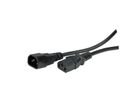 VALUE Câble d'alimentation, IEC 320 C14 - C13, noir, 1 m
