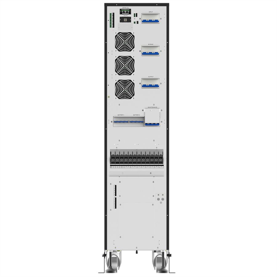 AEC IST7 30kVA - Online Tower USV –  34x 40Ah Batterien – 11 Min. Autonomie bei 100% Last, keine internen Batterien – externer Batterieschrank BB5 mit 34x 40Ah LL