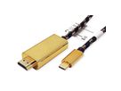 ROLINE GOLD Câble adaptateur type C - HDMI, M/M, 2 m