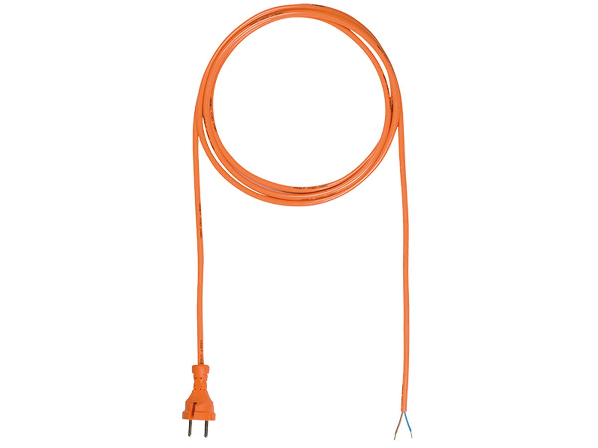BACHMANN PUR-Zuleitung 2x1.00 3m orange, H05BQ-F 24G/AEH