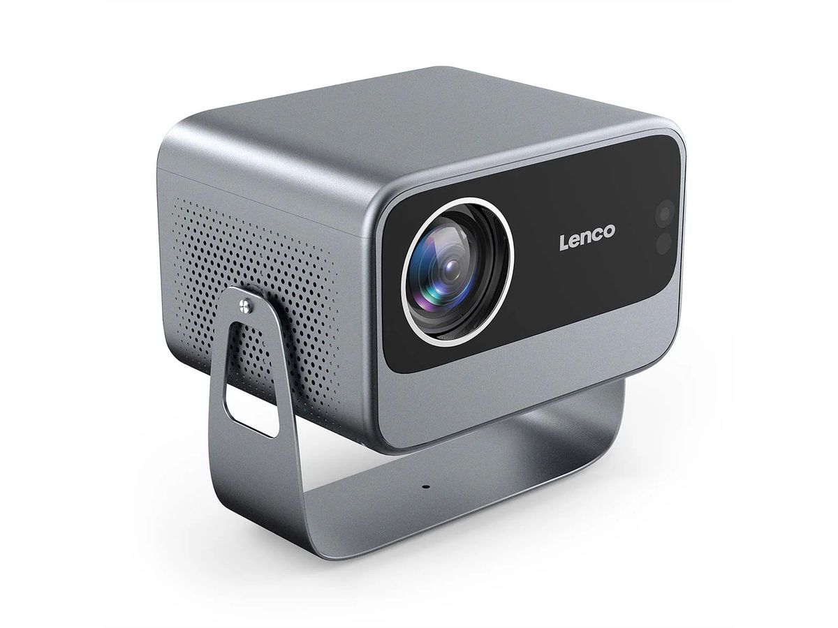 Lenco LPJ-960SI Full HD 1080p LCD-Projektor mit WLAN, , Silber