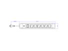 BACHMANN PRIMO 2 6xCEE7/3 1xSchalter 2,0m CEE7/7 RAL6028