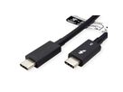 ROLINE Câble Thunderbolt™ 5 USB type C, M/M, 8K UHD-2, 80Gbit/s, 240W, passif, noir, 1 m