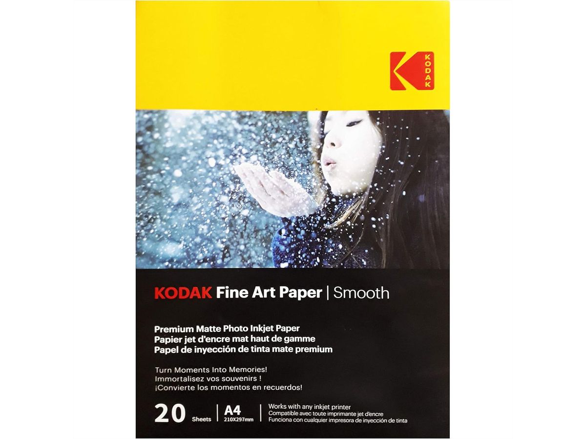 Kodak Fotopapier - 20 Blatt A4, 230g/qm , 21cm x 29.7cm, matt