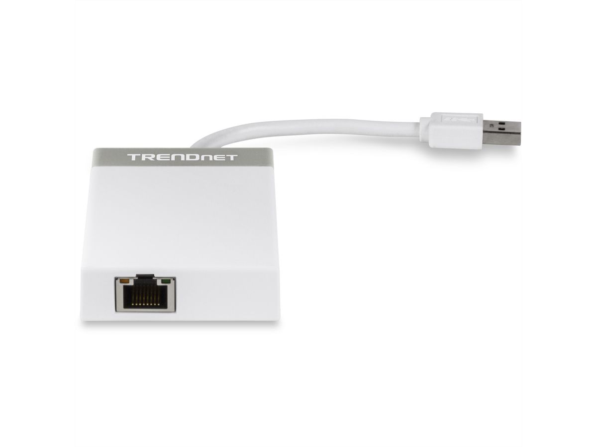 TRENDnet TU3-ETGH3 Adaptateur USB 3.0 vers Gigabit + hub