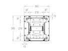 Hagor Support de mur vidéo VWH-1 Small , noir